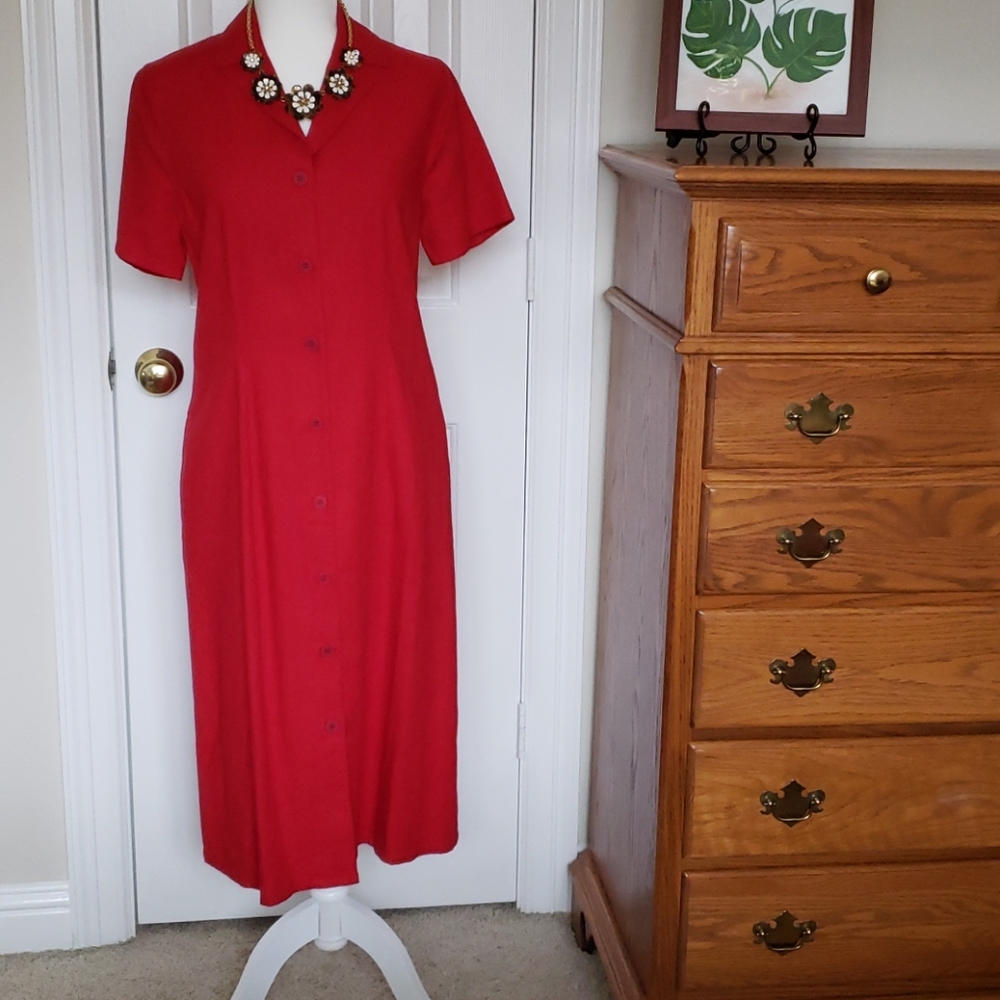 Norm Thompson NWOT Shirt Dress 8P